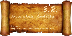 Bottenstein Renáta névjegykártya